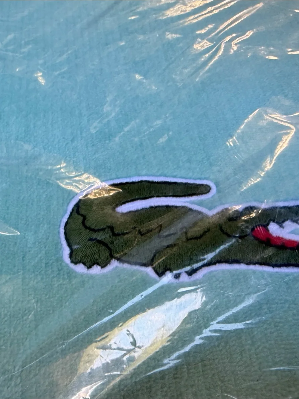 Lacoste  Crocodile Memory Foam Bath Rug NWT